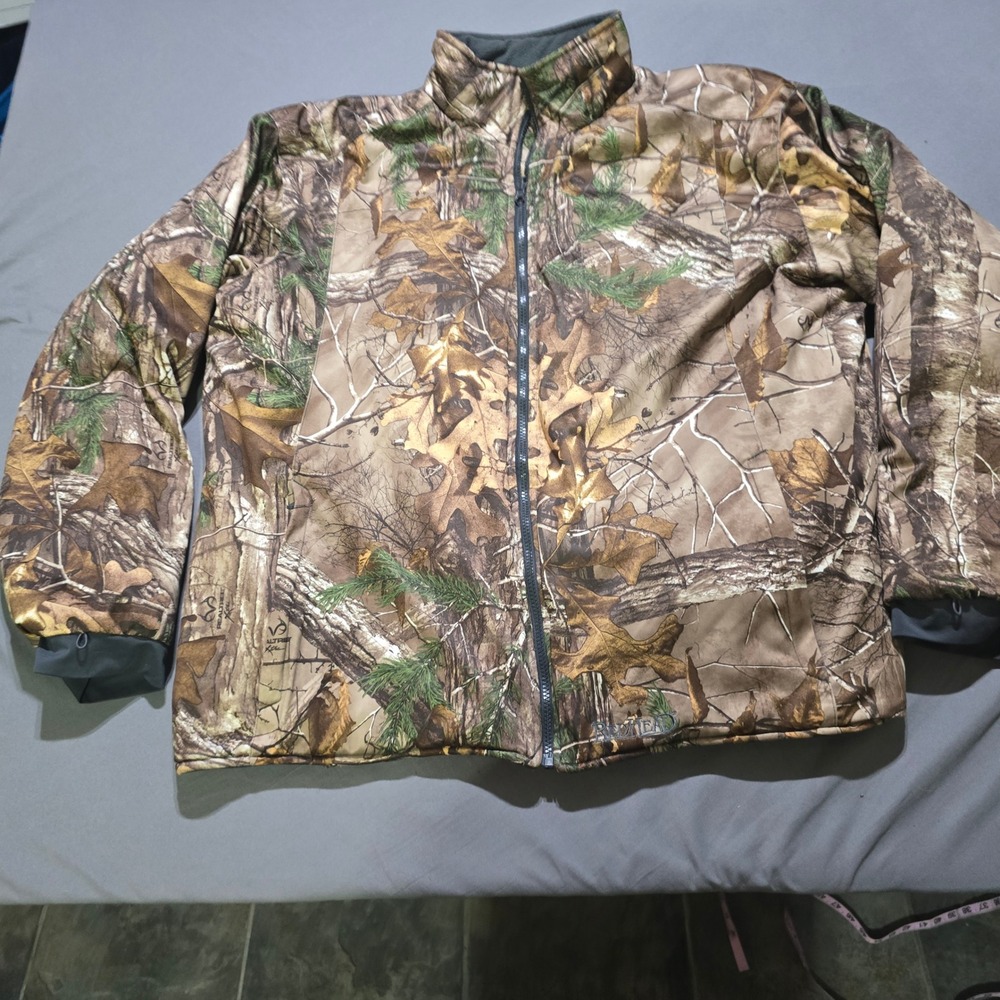 RedHead Jacket Mens 2XLT Brown Realtree Xtra Camo Thermolite Insulated Zip Up